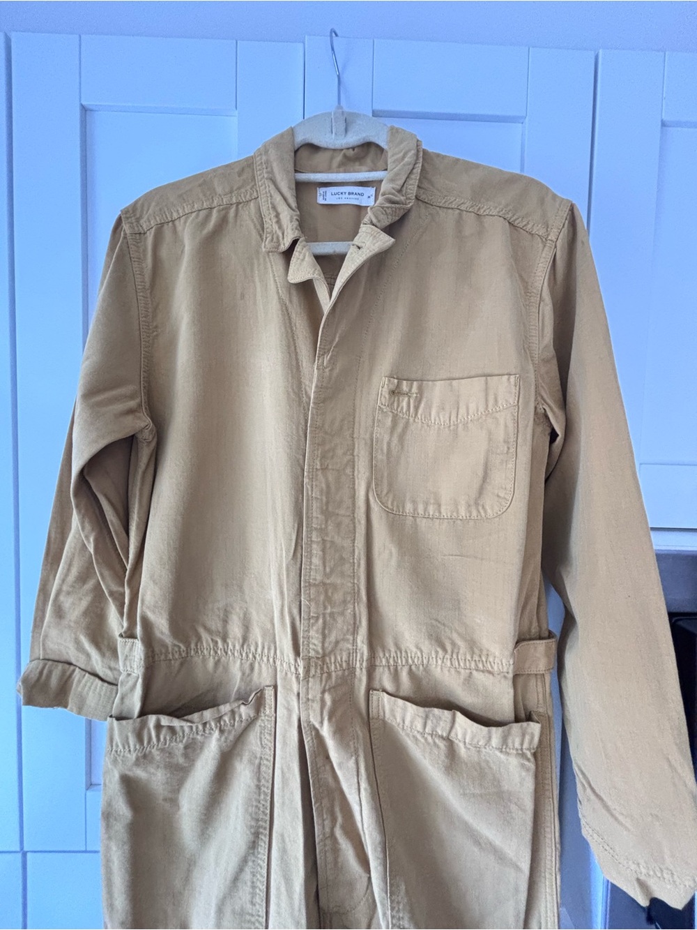 Lucky Brand Yellow Jumpsuit